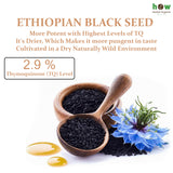 Herbal Organic Works Black Seed Oil 8oz with measuring spoon