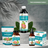 Herbal Papaya Guava Leaf Extract Liquid Supplement bottle
