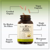 Herbal Roots Black Cohosh Supplement in a lifestyle setting