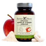 Herbal Roots Cayenne Supplement Capsules front view with packaging