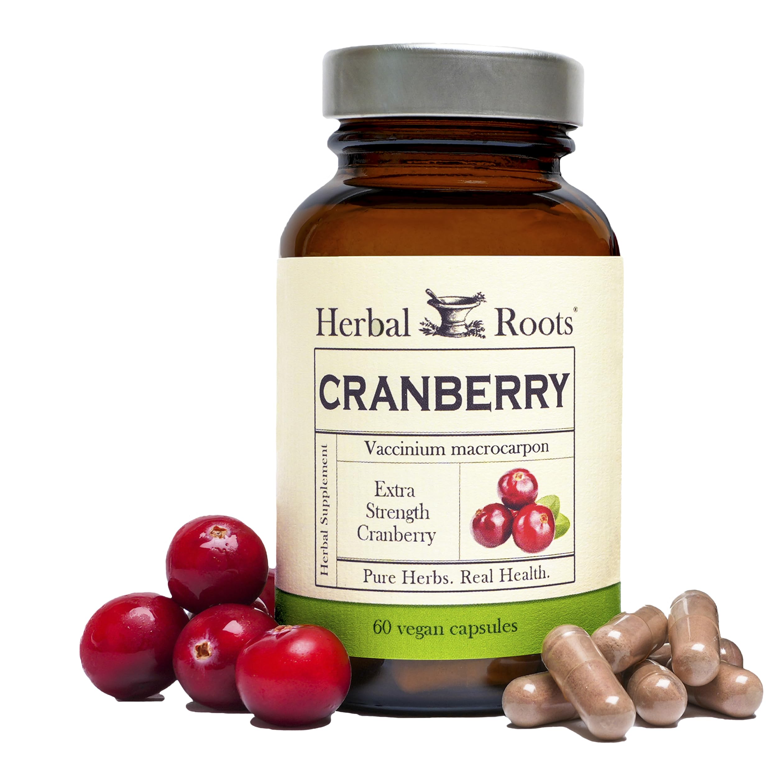 Herbal Roots Cranberry Supplement 159g front view