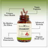 Herbal Roots Cranberry Supplement 159g packaging