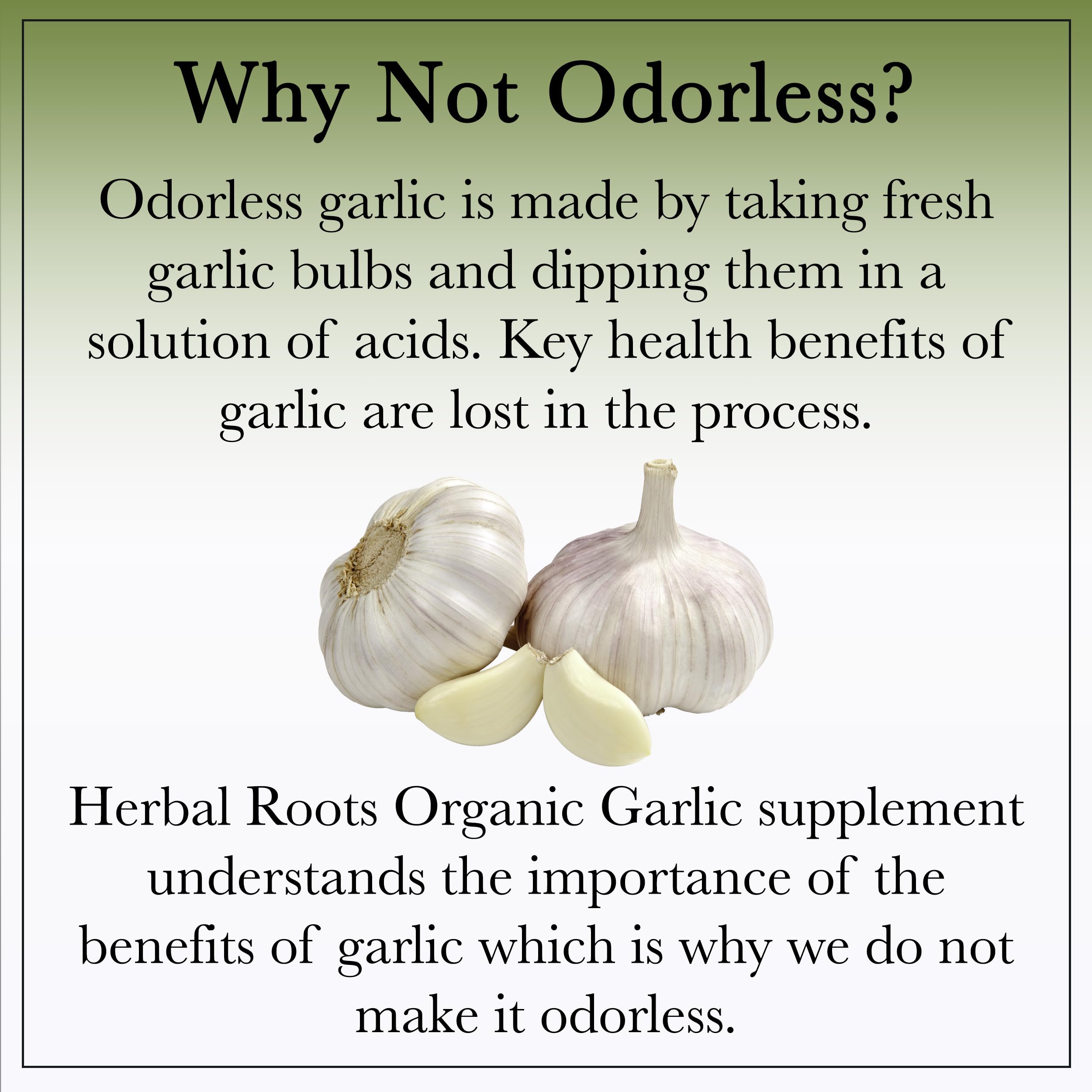 Herbal Roots Garlic Capsules with measuring spoon