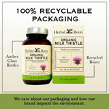 Herbal Roots Milk Thistle Capsules in a lifestyle setting