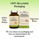 Herbal Roots Mushroom Blend Organic Supplement family-owned label
