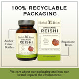 Herbal Roots Mushroom Supplement showing capsules