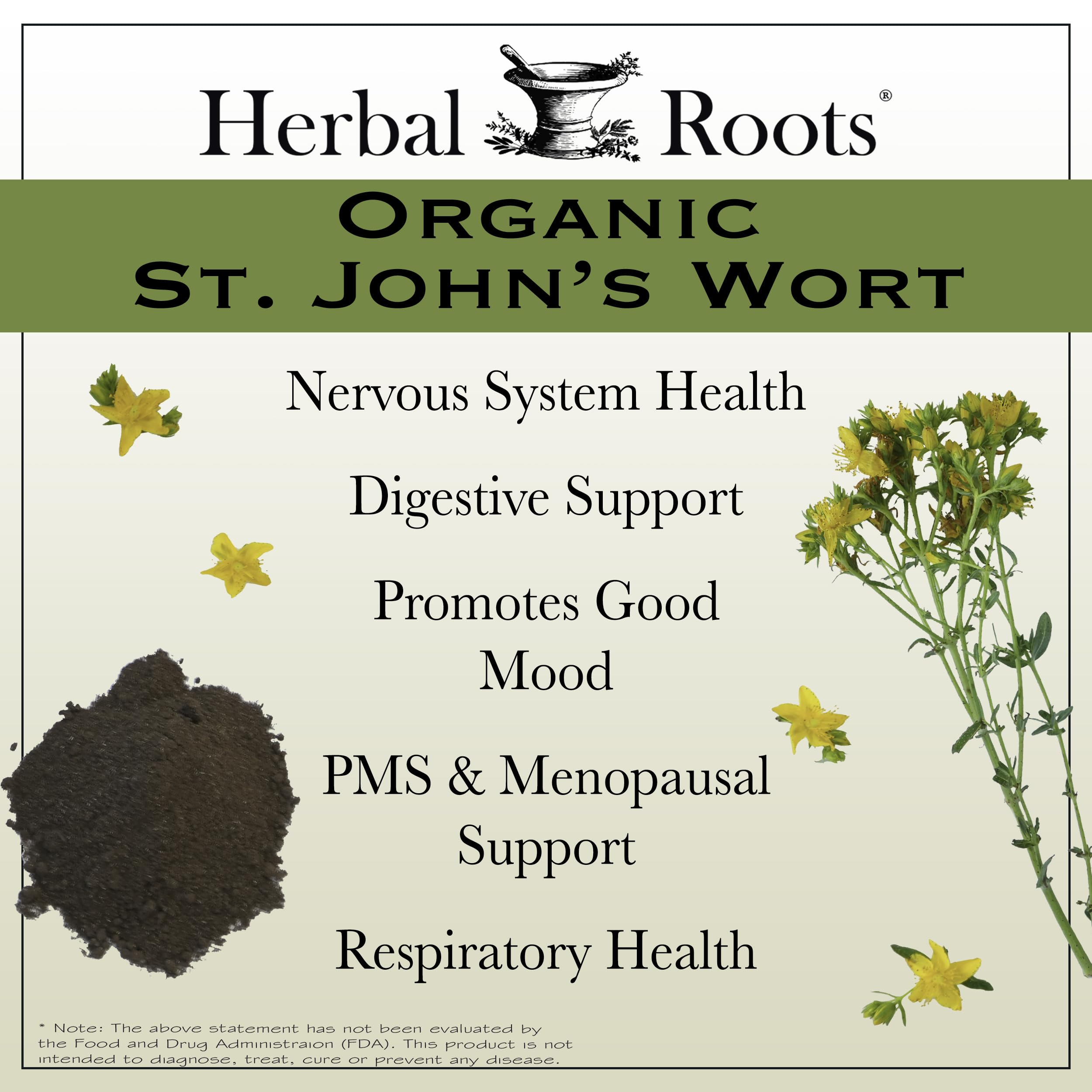 Herbal Roots St. John's Wort Extra Strength 159g packaging