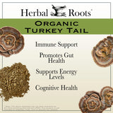 Herbal Roots Turkey Tail Mushroom Extract Capsules packaging