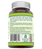 Herbal Secrets Garlic Supplement 500mg bottle side view