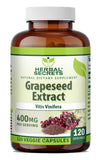 Herbal Secrets Grapeseed Extract 400mg 120 Capsules front view