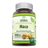 Herbal Secrets Maca Supplement 950mg bottle front view