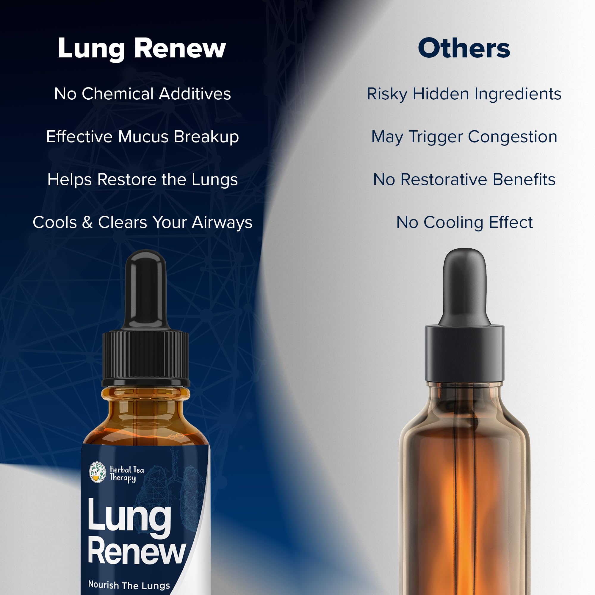 Herbal Tea Therapy Mullein Extract Tincture with measuring spoon