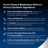 Herbal Tea Therapy Nightly Lung Support Capsules with ingredients