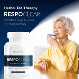 Herbal Tea Therapy RespoClear Lung Cleanse Capsules side view