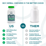 Herbal Vineyards Sea Moss Supplement 68g with fresh sea moss and burdock root