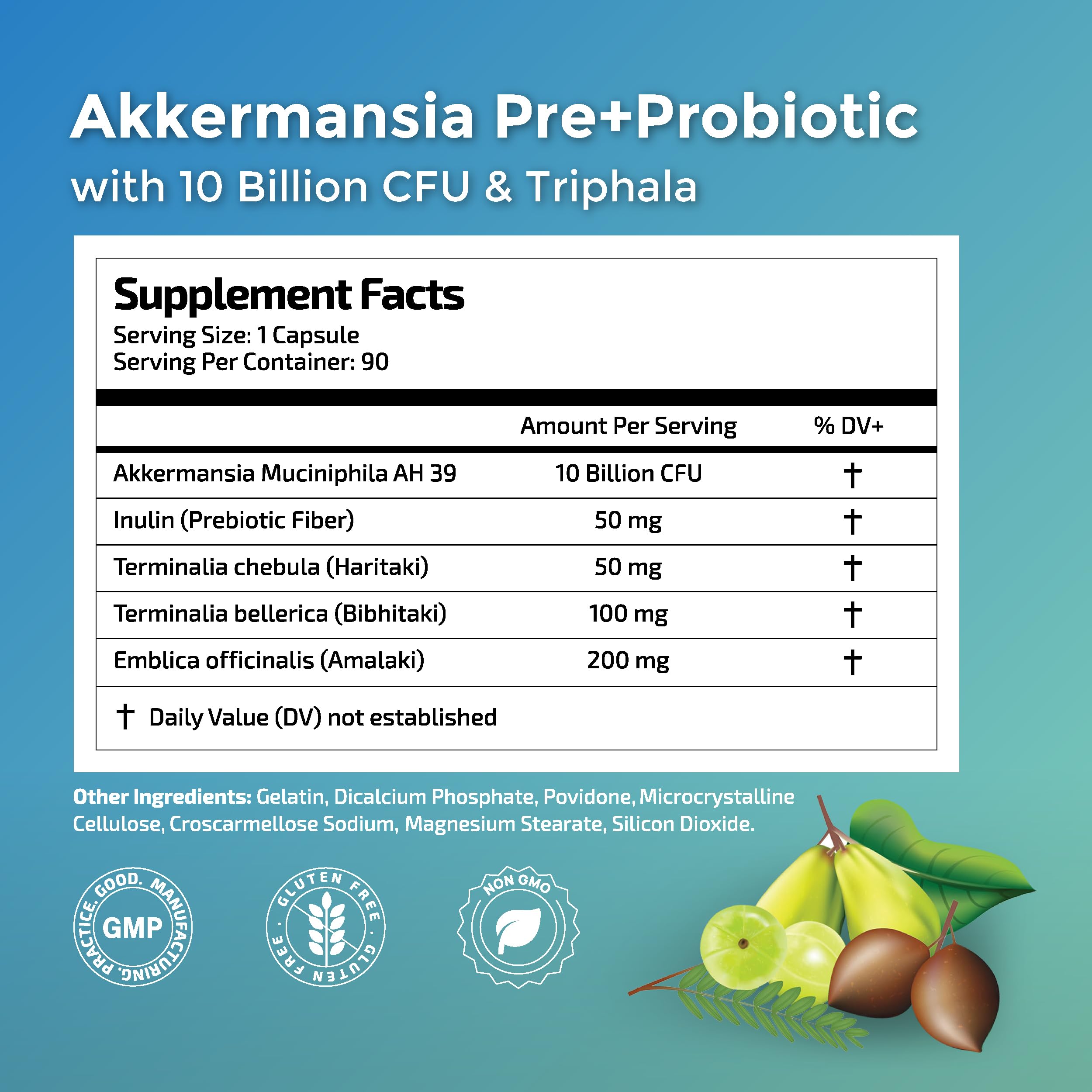 Herbal Wisdom Prebiotic Capsules lifestyle scene on kitchen counter
