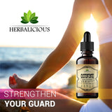 HERBALICIOUS Cinchona Bark Extract 4oz with measuring spoon