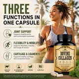 HERBALICIOUS Collagen Capsules displayed with fresh fruits