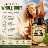 HERBALICIOUS Collagen Capsules with lifestyle background