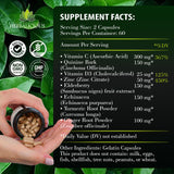 HERBALICIOUS daily wellness Support Capsules nutritional information