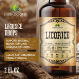 HERBALICIOUS Licorice Root Extract liquid packaging