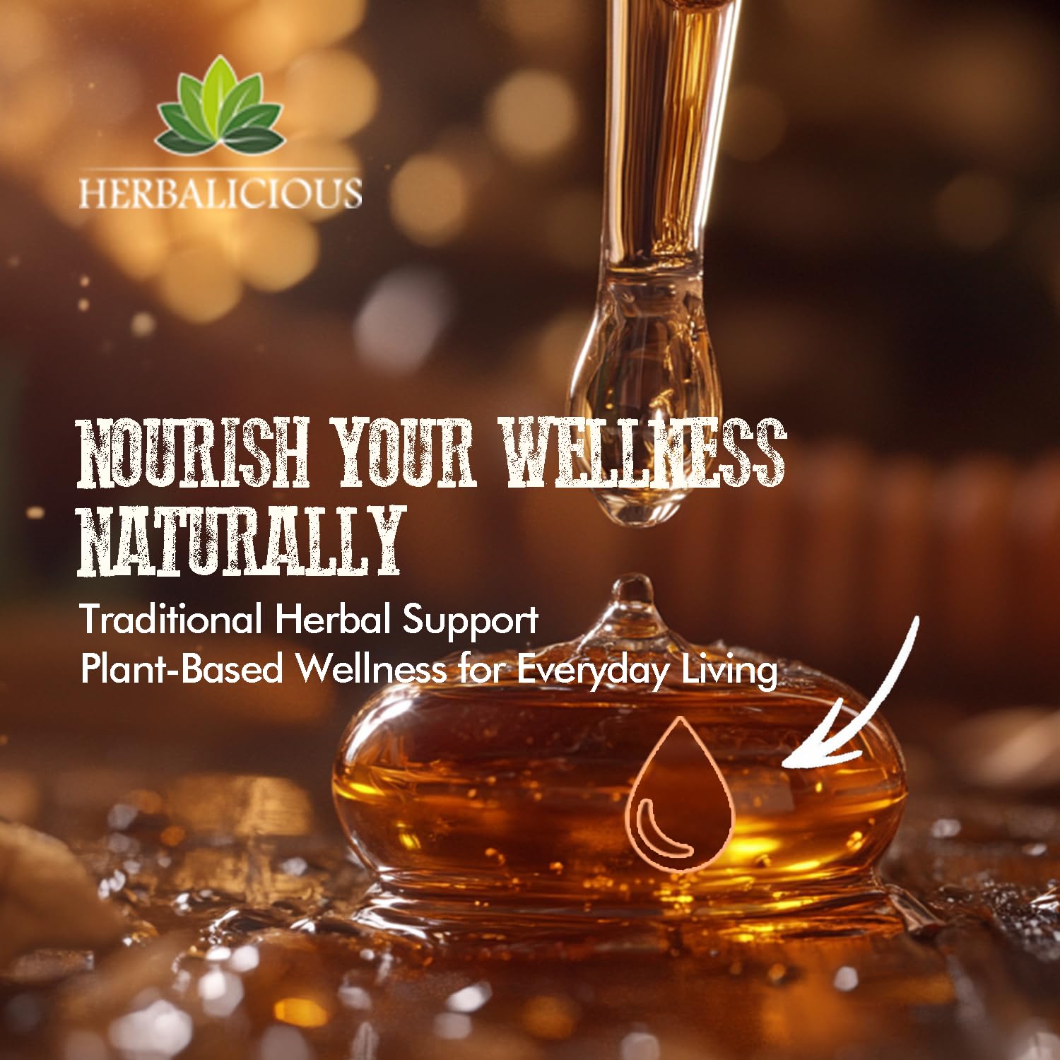 HERBALICIOUS Licorice Root Extract liquid with dosage dropper