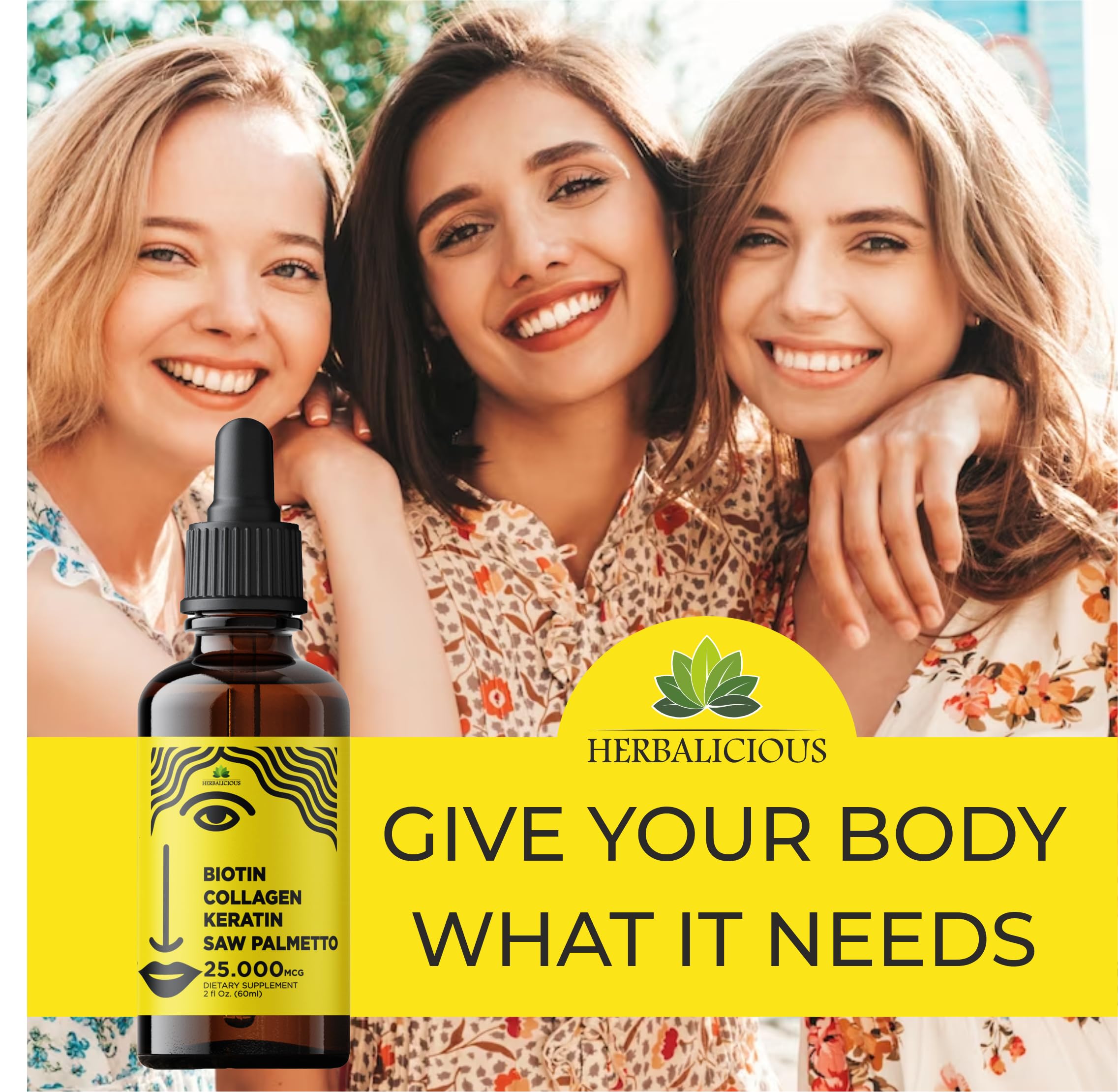 HERBALICIOUS Liquid Collagen Supplement lifestyle scene