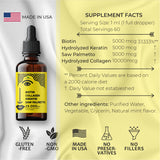 HERBALICIOUS Liquid Collagen Supplement on a wooden table