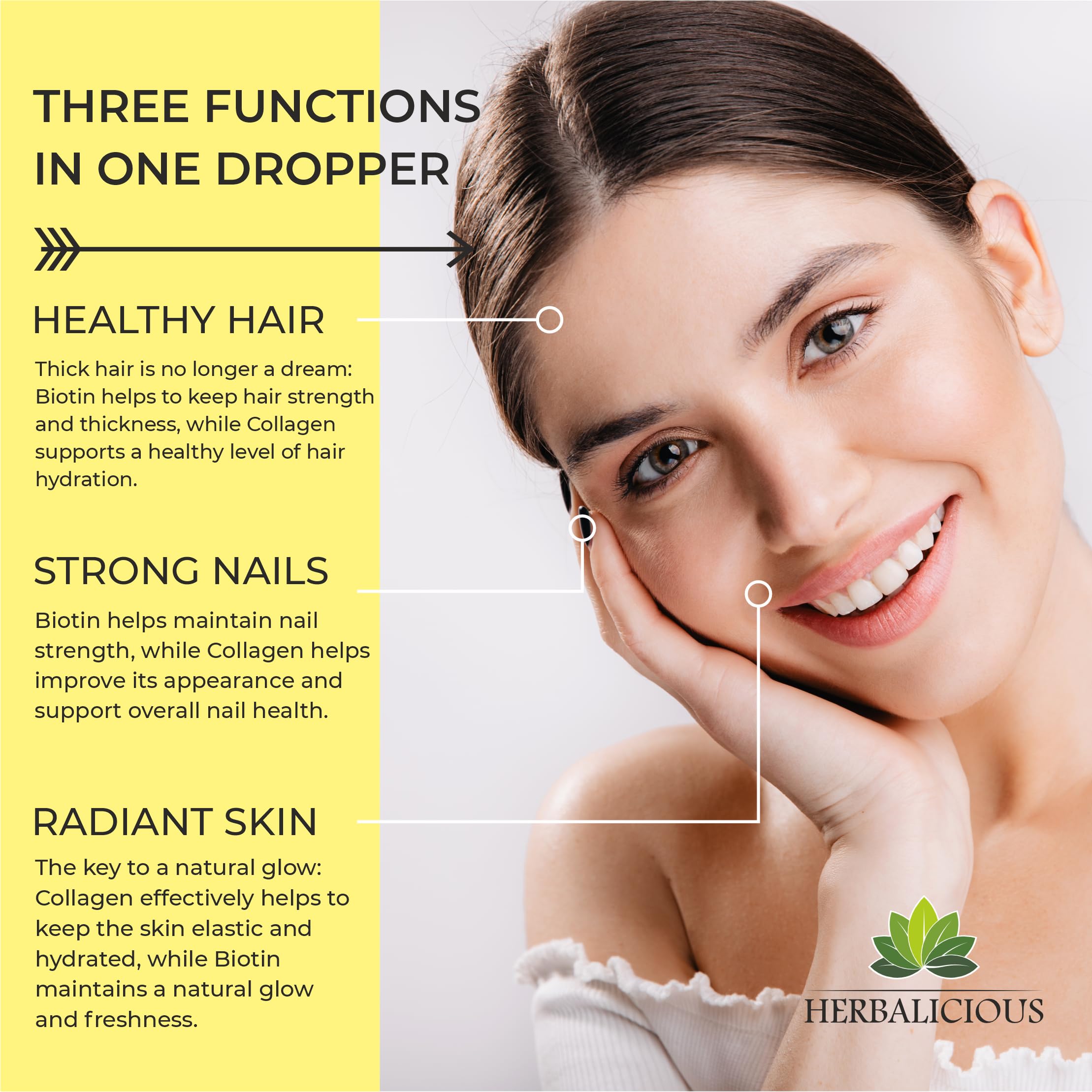 HERBALICIOUS Liquid Collagen Supplement packaging