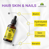HERBALICIOUS Liquid Collagen Supplement with measuring cap