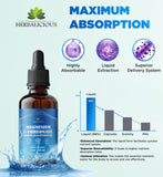 HERBALICIOUS Magnesium Complex Liquid 227g back view
