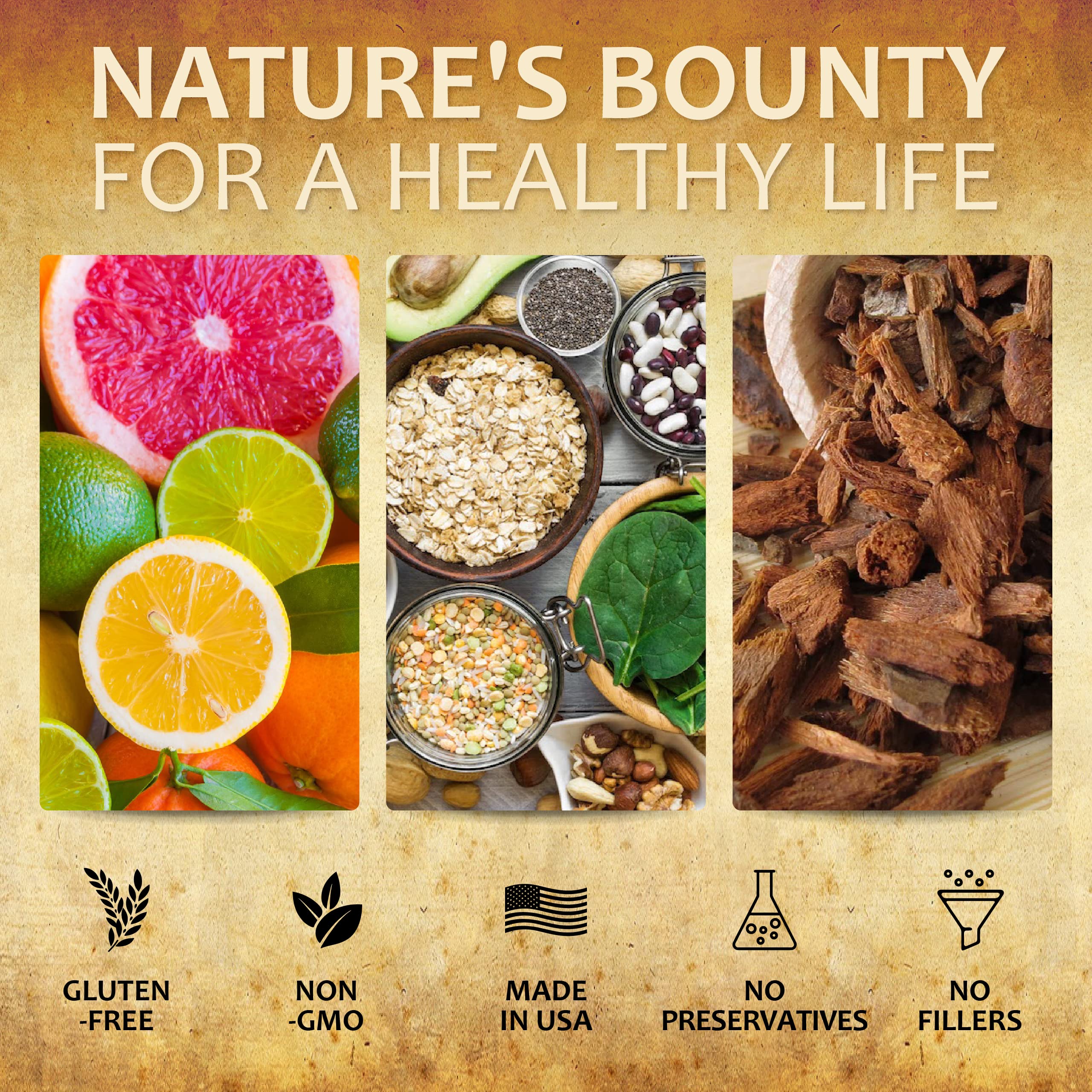 HERBALICIOUS Quinine Herbal Supplement close-up of capsules