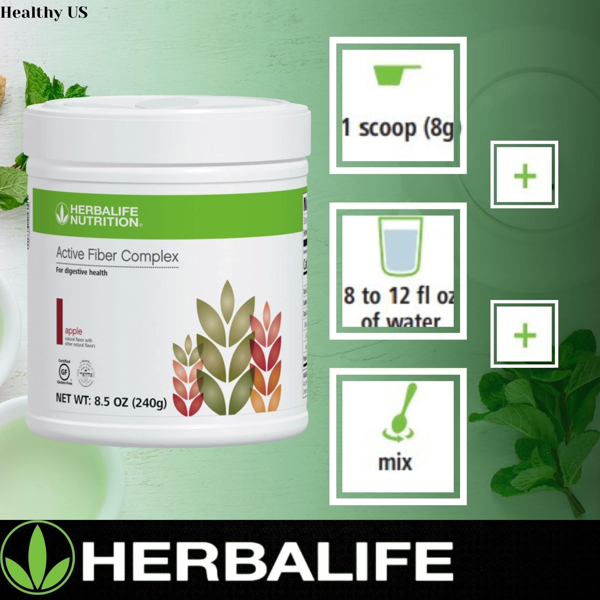 Herbalife Dietary Fibres Supplement serving suggestion
