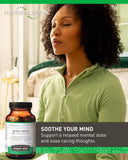 Herbalogic Quiet Mind Herb Capsules back view with ingredient list