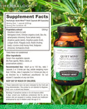 Herbalogic Quiet Mind Herb Capsules with a measuring spoon
