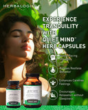 Herbalogic Quiet Mind Sleep Supplement 129g side view