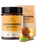 HERBAMAMA Ashwagandha gummies front view with packaging