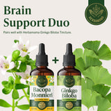 HERBAMAMA Bacopa Monnieri Liquid Tincture back view