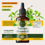 HERBAMAMA Bacopa Monnieri Liquid Tincture dropper usage