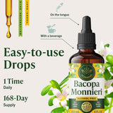 HERBAMAMA Bacopa Monnieri Liquid Tincture lifestyle scene