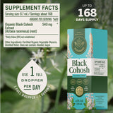 HERBAMAMA Black Cohosh Tincture label details