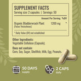 HERBAMAMA Bladderwrack Capsules open bottle with capsules