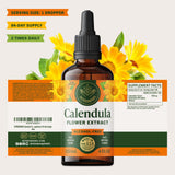 HERBAMAMA Calendula Tincture 113g bottle with dropper