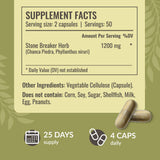 HERBAMAMA Chanca Piedra Stone Breaker Capsules packaging