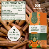 HERBAMAMA Cinnamon Ceylon Extract Liquid dropper close-up