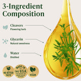 HERBAMAMA Cleavers Leaf Tincture 259g back view