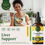 HERBAMAMA Dandelion Root Liquid Drops 250g bottle with dropper