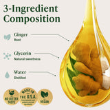 HERBAMAMA Ginger Extract Liquid Supplement packaging side view