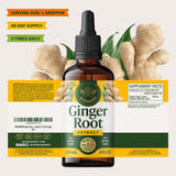 HERBAMAMA Ginger Extract Liquid Supplement with lifestyle setting