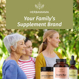 HERBAMAMA Goat's Rue Capsules packaging details